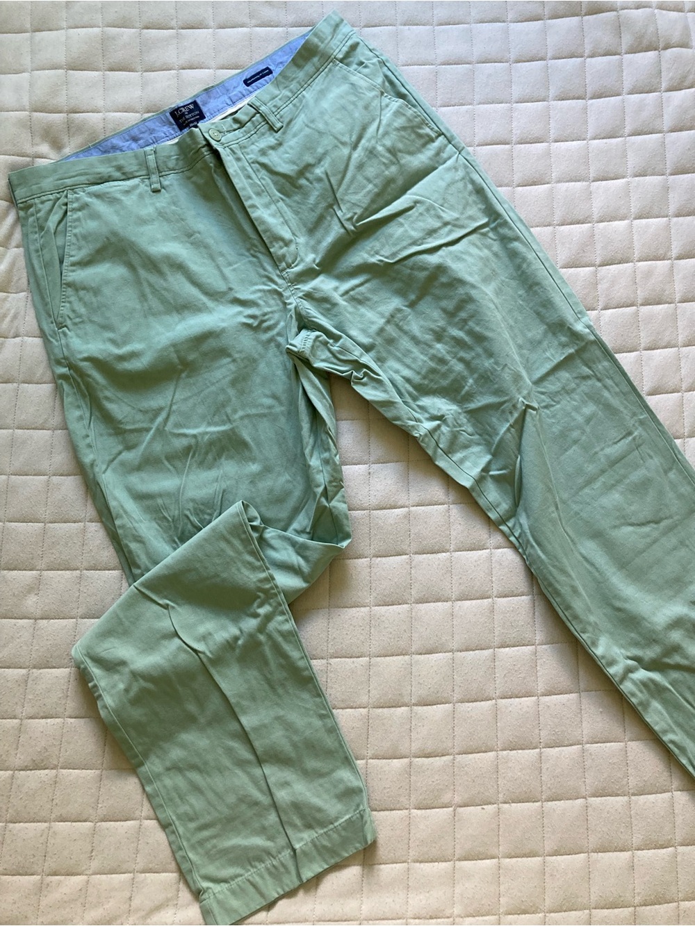 J. Crew Light Green Men’s Chino Pants